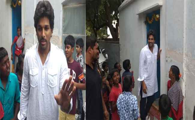 అత్తారింటికి విచ్చేసిన అల్లు అర్జున్