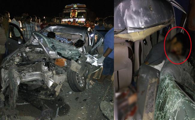 ఇద్దరికి తీవ్రగాయలను చేసిన రోడ్డు ప్రమాదం