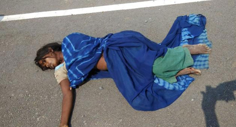 దారుణం : భర్త కొట్టిన దెబ్బలకు భార్య మృతి!