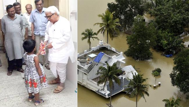 కేరళ వరద బాధితులకు చిన్నారితల్లి భారీ విరాళం..