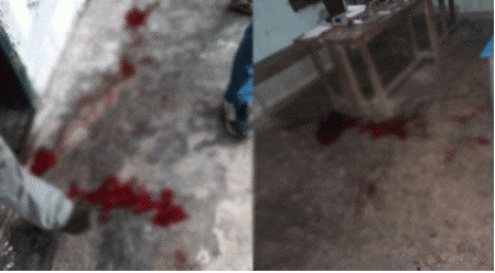 పోలింగ్ బూత్లో పేలిన నాటు బాంబు పోలింగ్ బూత్లో పేలిన నాటు బాంబు