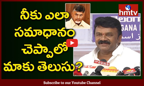 చంద్రబాబు పై విరుచుకుపడ్డ తలసాని శ్రీనివాస్‌యాదవ్‌