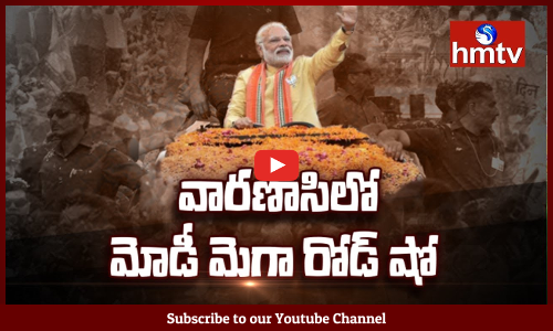 PM Modi Holds Massive Roadshow in Varanasi