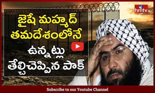 జైషే మహ్మద్  తమదేశంలోనే  ఉన్నట్లు ఒప్పుకున్న పాక్