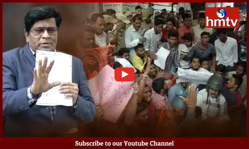 ఇంటర్ బోర్డు దగ్గరకు క్యూ కడుతున్న విద్యార్దులు, తల్లిదండ్రులు