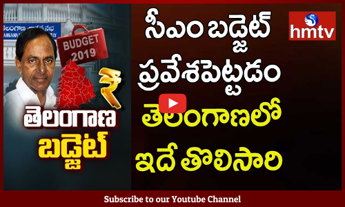 సీఎం బడ్జెట్ బడ్జెట్ ప్రవేశపెట్టడం ఇదే మొదటిసారి