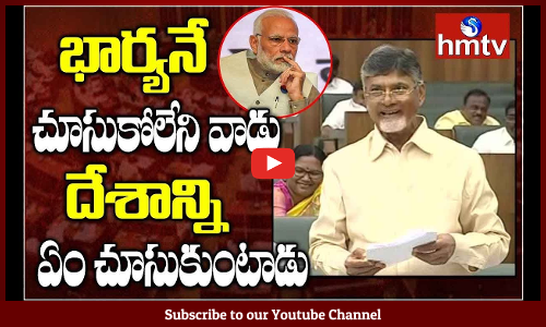 మోడీ పై చంద్రబాబు పంచులు