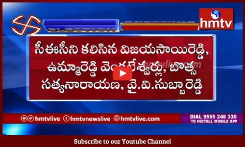 కేంద్ర ఎన్నికల సంఘం ప్రధానాధికారి సునీల్ అరోరాతో వైసీపీ నేతలు భేటీ అయ్యారు.